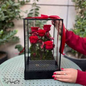 باکس لاور پنج گل رز جاودان