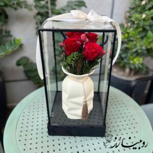 گلدان مگنولیا بزرگ کرم مات