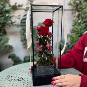 باکس لاور دو گل رز جاودان